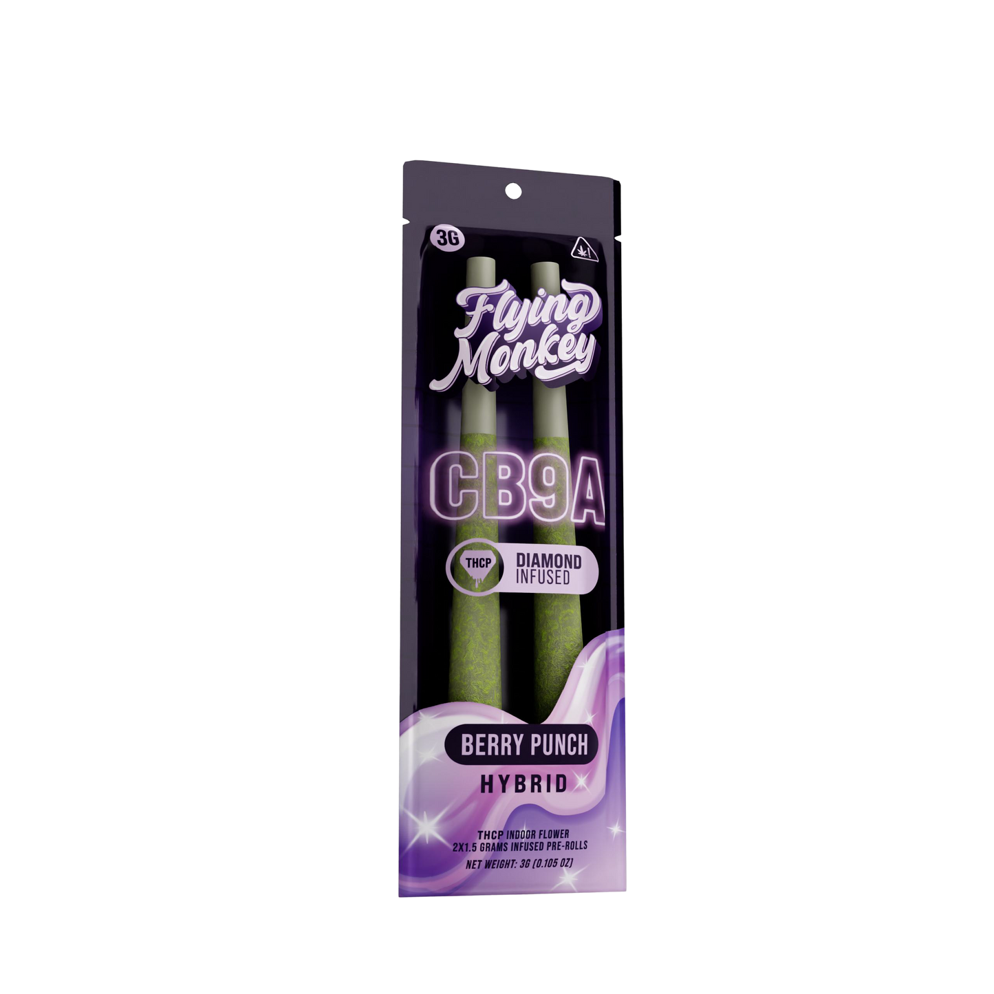CB9A THC-P Diamond Infused Pre Roll | 2 Count