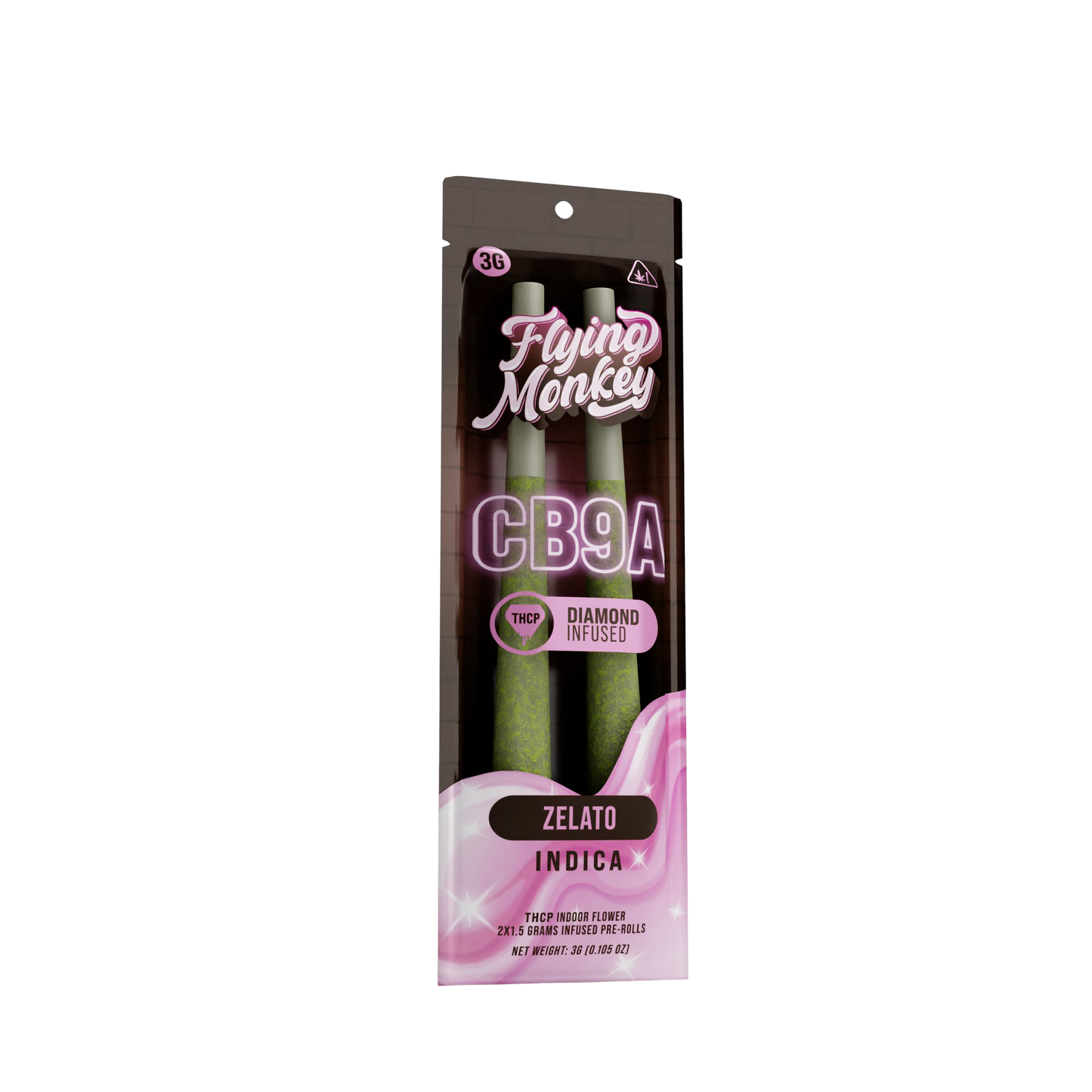 CB9A THC-P Diamond Infused Pre Roll | 2 Count