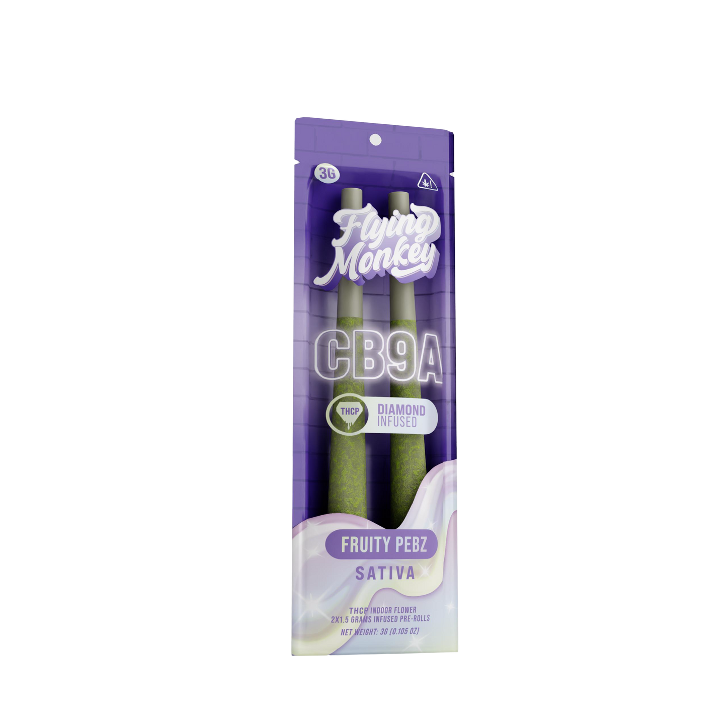 CB9A THC-P Diamond Infused Pre Roll | 2 Count