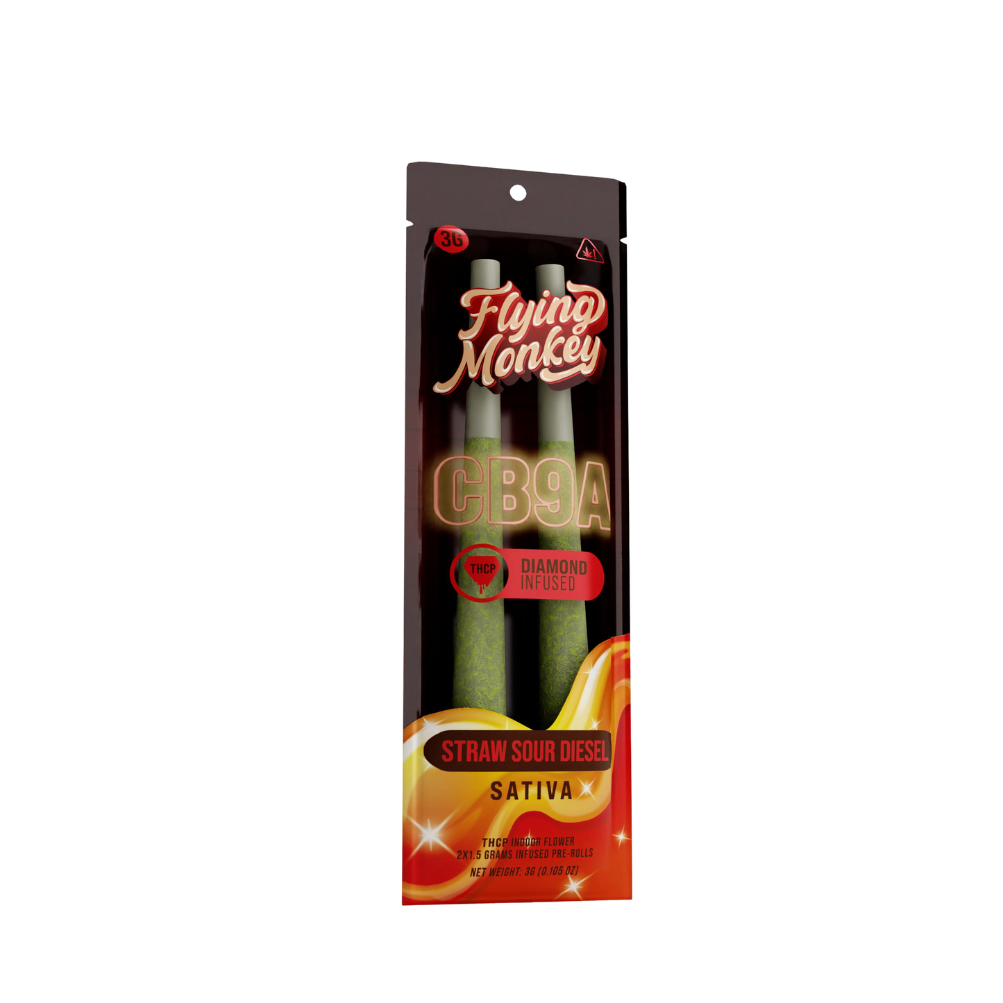CB9A THC-P Diamond Infused Pre Roll | 2 Count