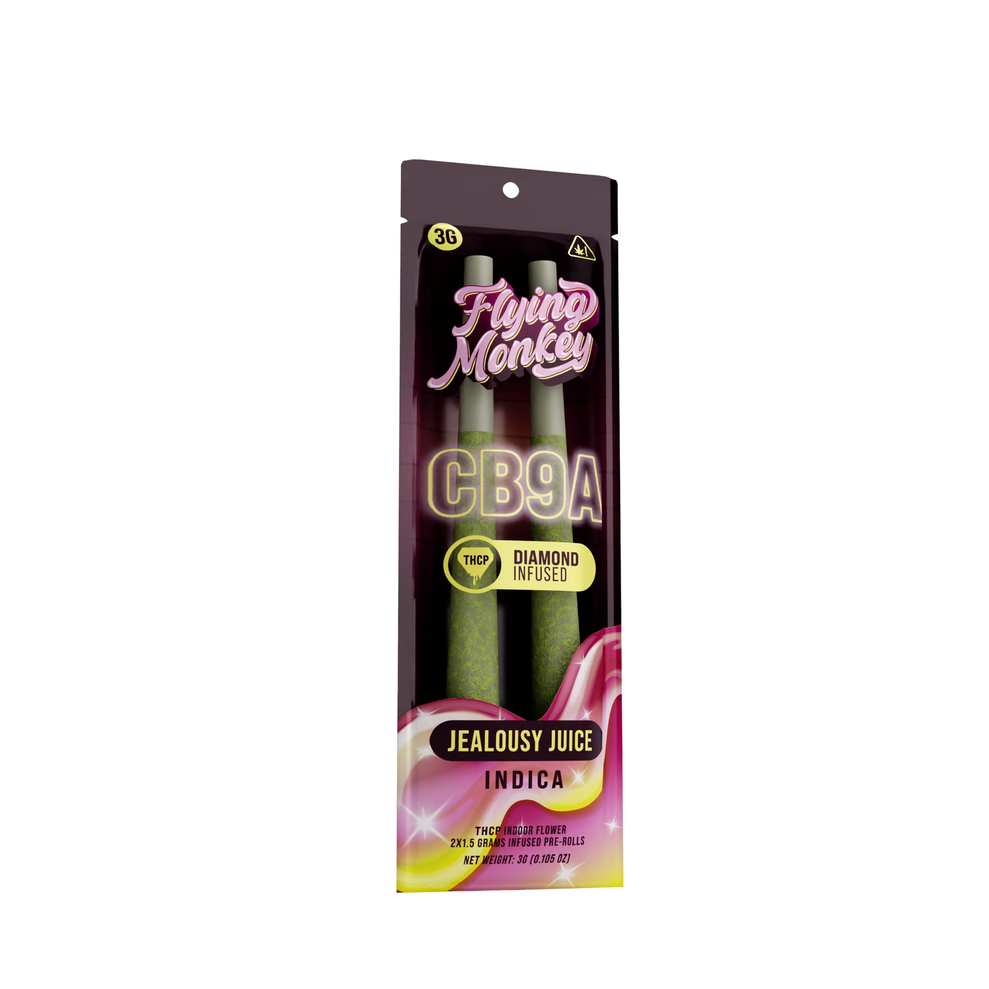 CB9A THC-P Diamond Infused Pre Roll | 2 Count
