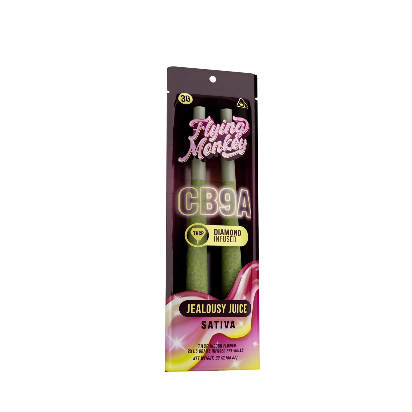 CB9A THC-P Diamond Infused Pre Roll | 2 Count