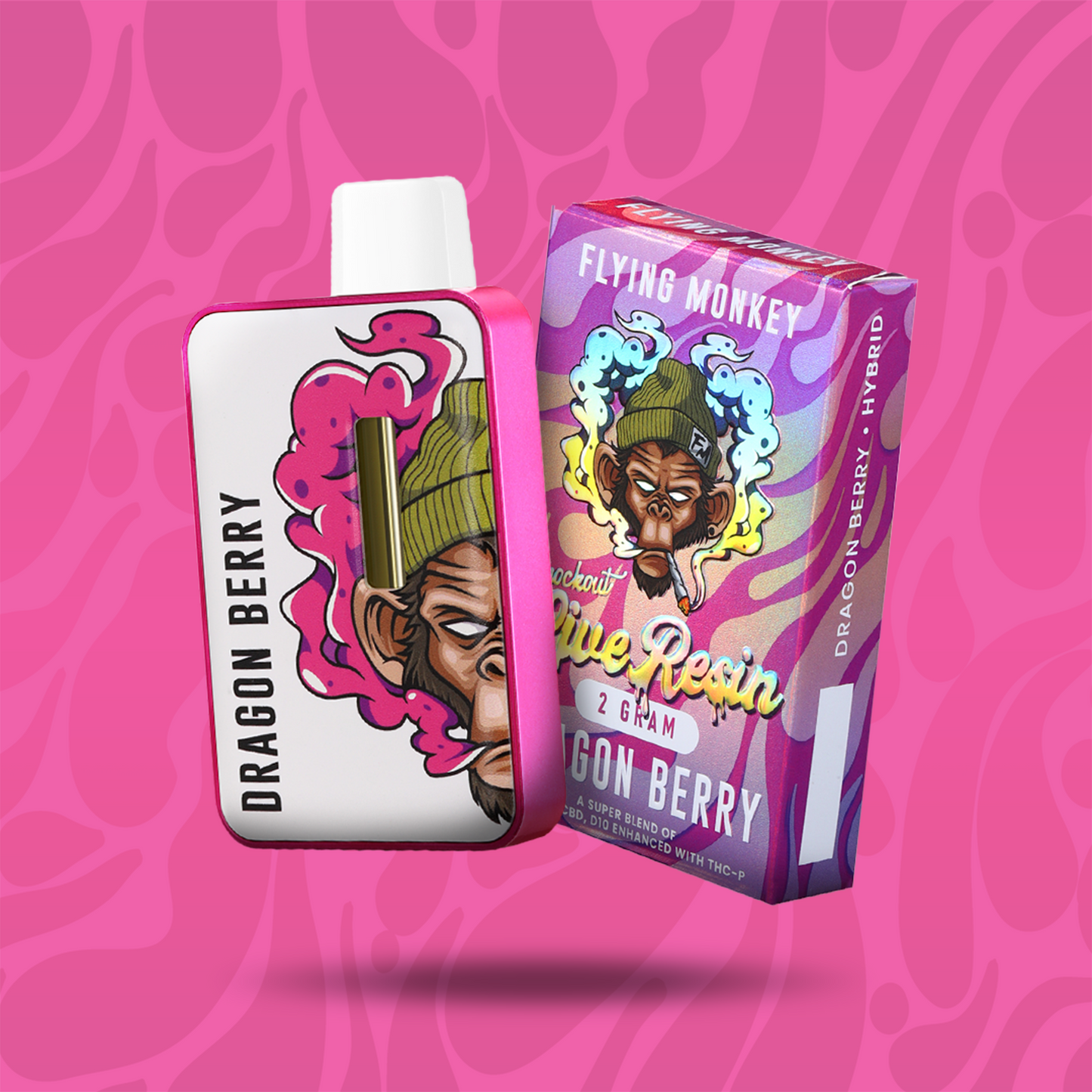 Knockout Live Resin 2 Gram Disposable - Flying Monkey