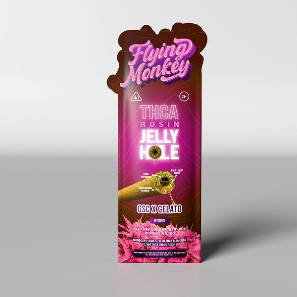 THCA Rosin Jelly Hole Prerolls 2G | 2 Count