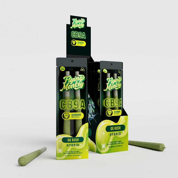 CB9A THC-P Diamond Infused Pre Roll | 2 Count