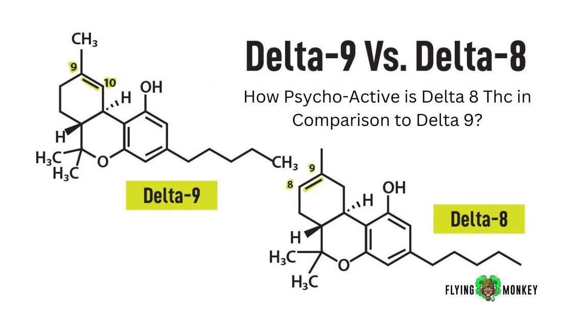 How Psycho-Active is Delta 8 THC in Comparison to Delta 9?