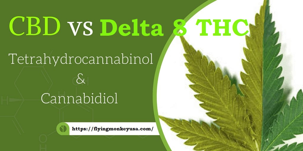 What's the difference between Delta 8 THC and CBD? – Flying Monkey