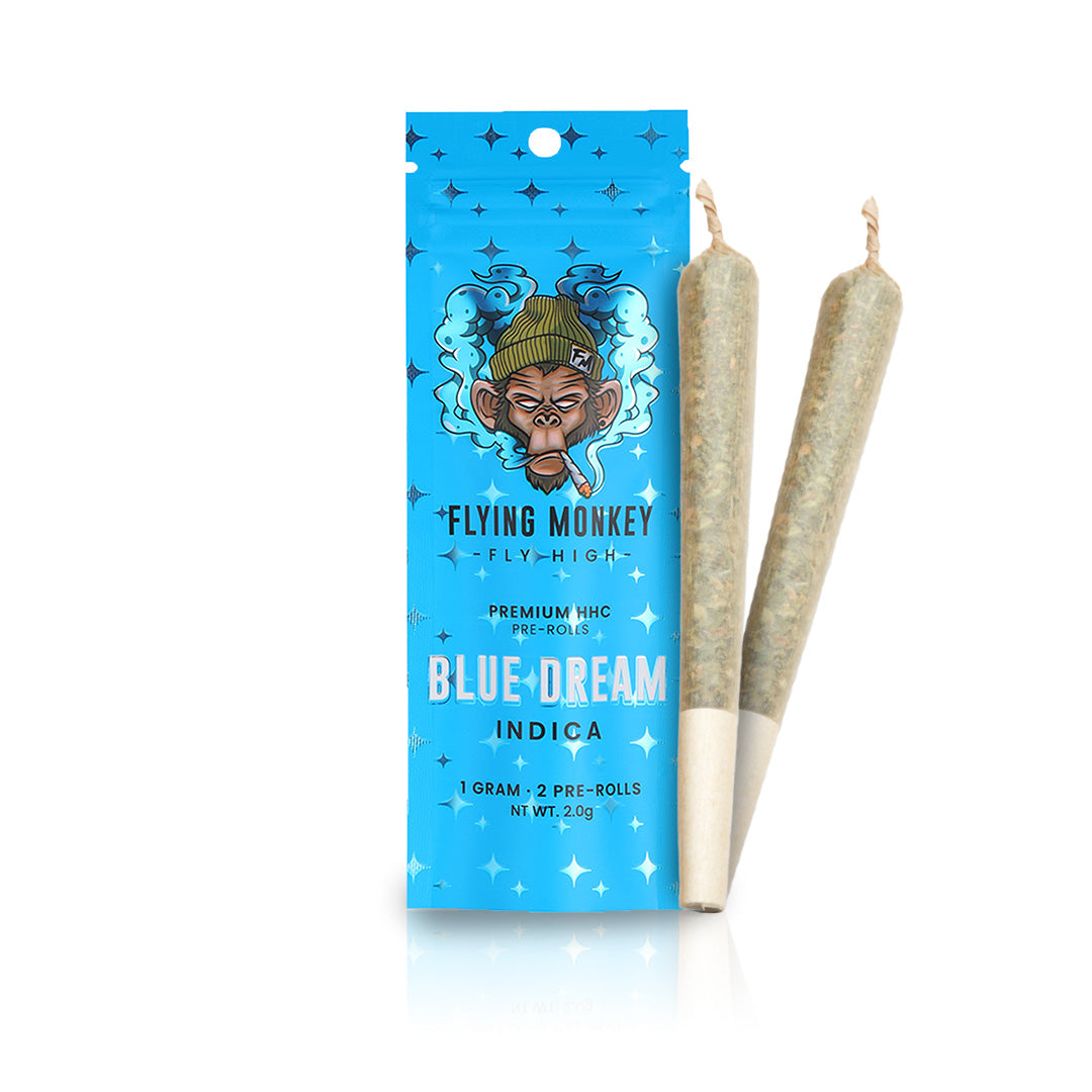 Flying Monkey HHC 1 Gram Preroll in Blue Dream strain