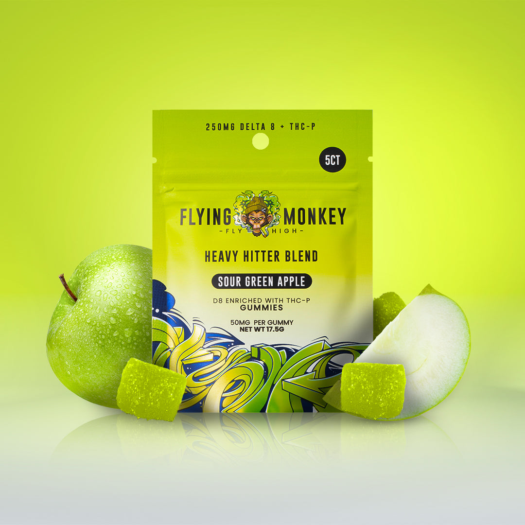 Heavy Hitter 50mg Gummies | 5 Count - Flying Monkey