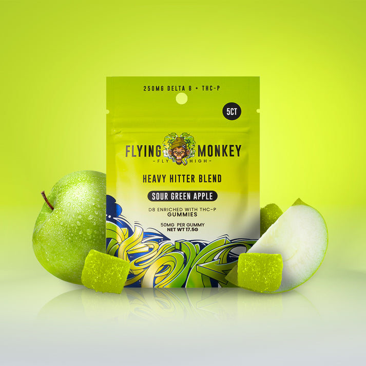 Heavy Hitter 50mg THC Gummies 5ct | Flying Monkey