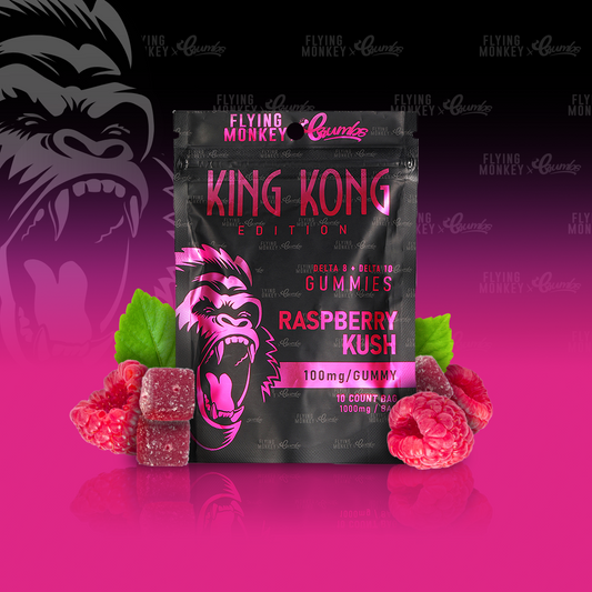 King Kong 100mg Gummies | 10 Count - Flying Monkey