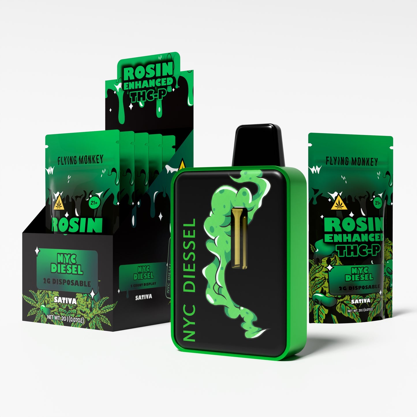 Heavy Hitter 2 Gram THC Disposable Vape | Flying Monkey Heavy Hitter 2 Gram THC Disposable Vape | Flying Monkey