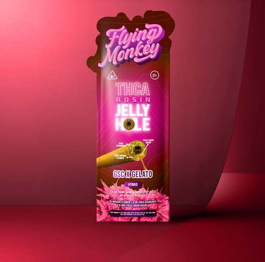 THCA Rosin Jelly Hole Prerolls 2G | 2 Count